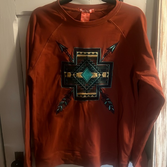 Cowgirl Tuff Tops - NWOT Cowgirl Tuff sweatshirt medium